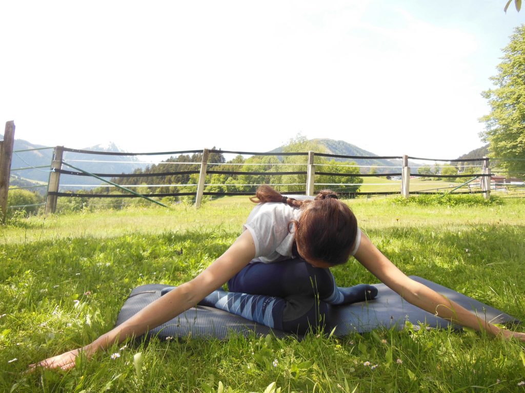 Yoga für Reiter: Gomukhasana-Variation