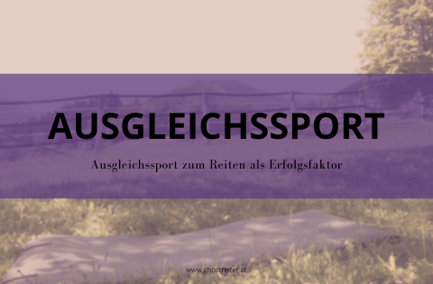 Ausgleichssport zum Reiten